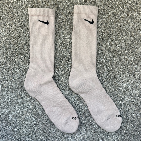 Caramel Colored Nike Crew Socks - Picture 2 of 2